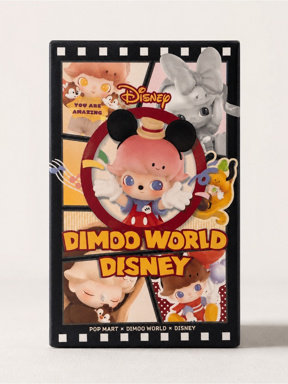 Disney Dimoo World Collectible Figure - Pink & Black